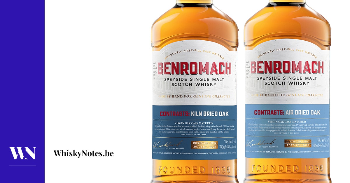 Benromach Contrasts: Air Dried Oak / Kiln Dried Oak review