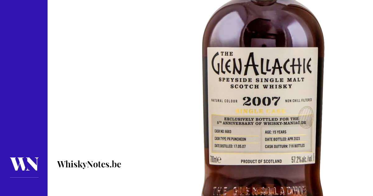 GlenAllachie 2007 PX cask #6683 (Whisky-Maniac) | review