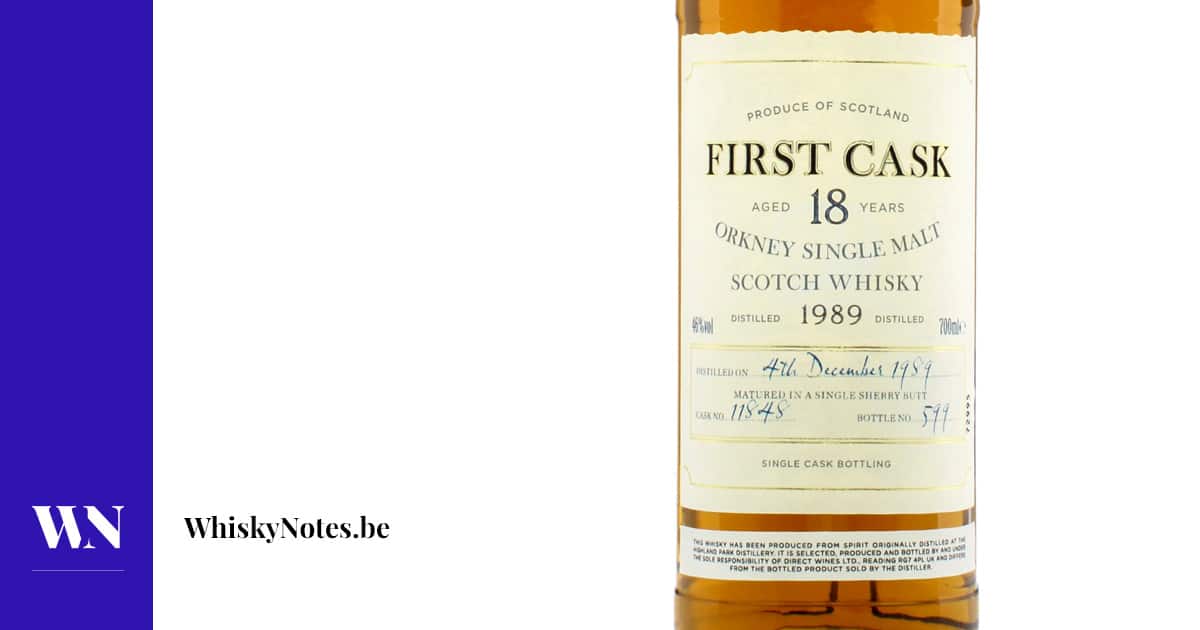 Highland Park 1989 cask #11848 (First Cask) | review