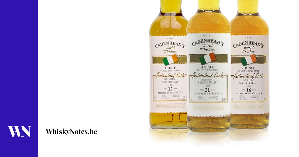 Cooley 12 Years / 16 Years / 21 Years (Cadenhead) | review