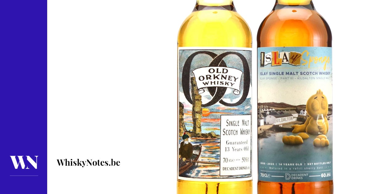 Old Orkney 13 Years / Kildalton 14 Years (Decadent Drinks)