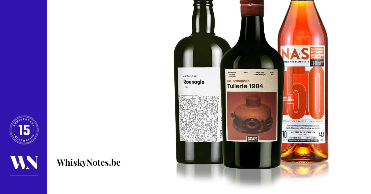Armagnac Tuilerie 1984 / NAS 50 Years / Rounagle 1986 review