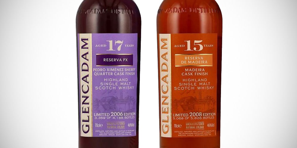 Glencadam 17 Years Reserva PX / 15 Years Reserva de Madeira