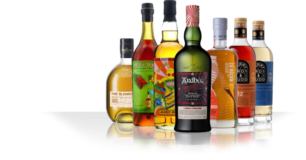 Ardbeg Spectacular, Glenrothes 32, Berry Bros core range, Whisky Sponge