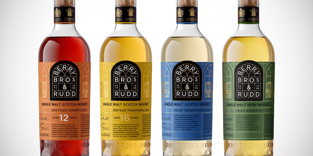 Berry Bros. whisky core range refresh