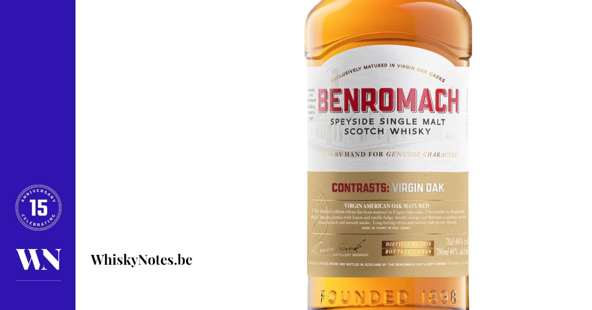 BENROMACH バージンオークカスク Benromach Contrasts: Virgin Oak | WhiskyNotes review