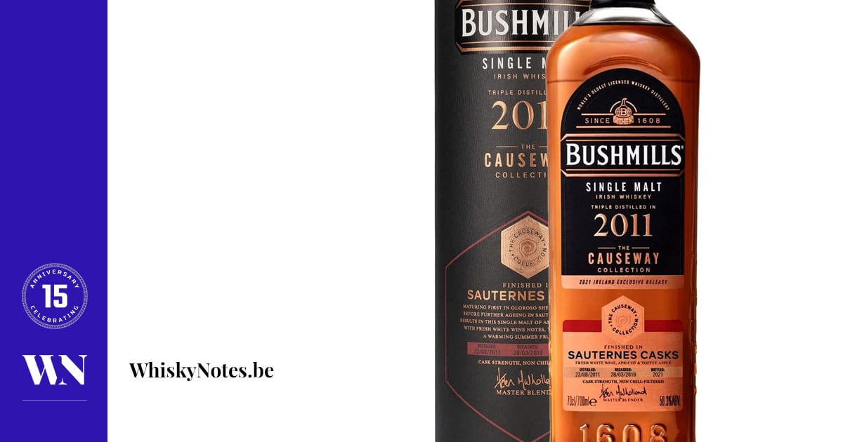 Causeway Bushmills Koleksiyonu – 2011 Sauternes