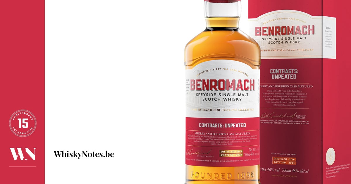 Benromach Contrasts: Unpeated (2024) | WhiskyNotes review