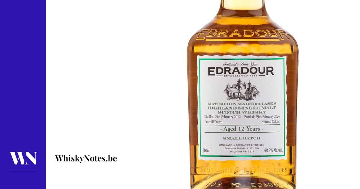 Edradour 12 yıl – küçük parti (Madeira)