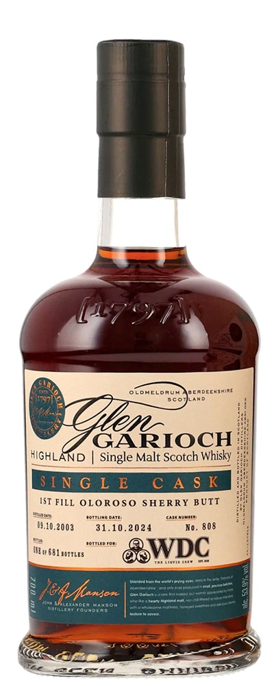 Glen Garioch 2003 (cask #808 for Wu Dram Clan)