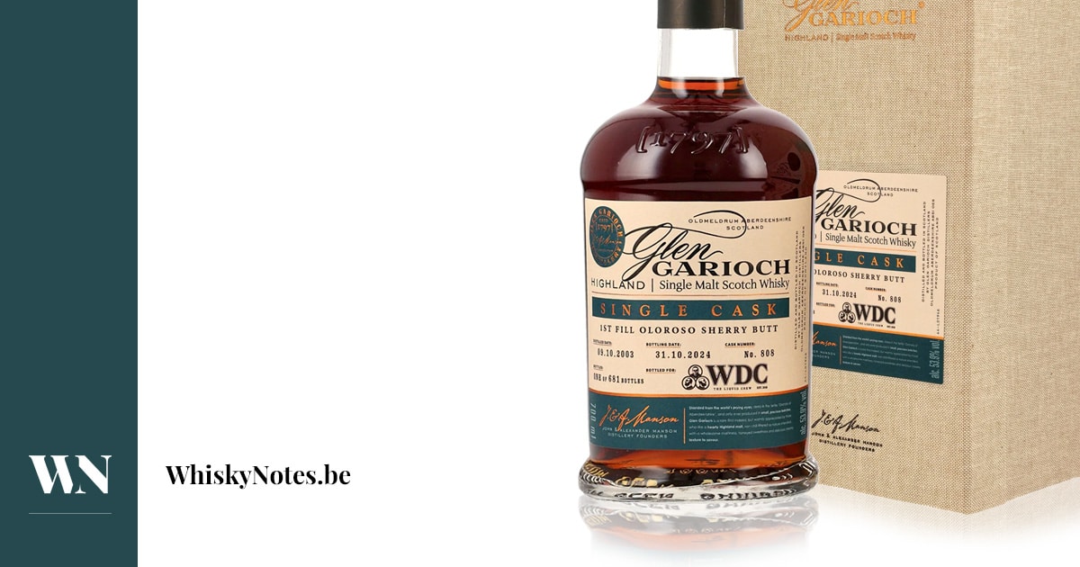 Glen Garioch 2003 (Wu Dram klanı için fıçı #808)