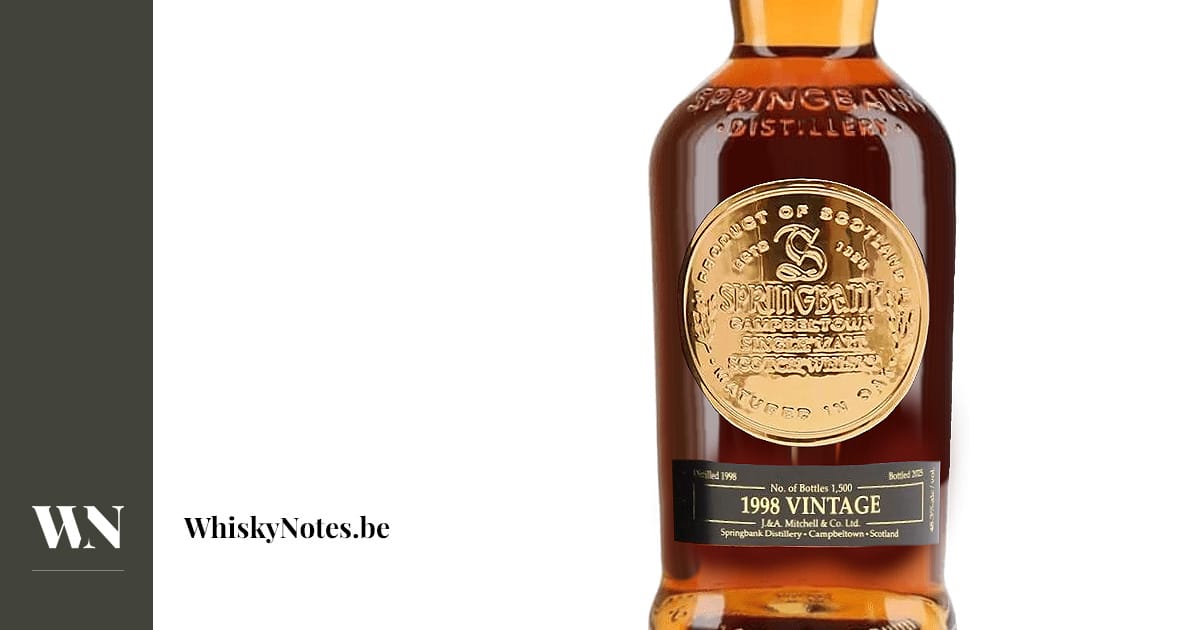 Springbank 1998 Vintage (2025) | Whiskynotes’un Gözden Geçirilmesi