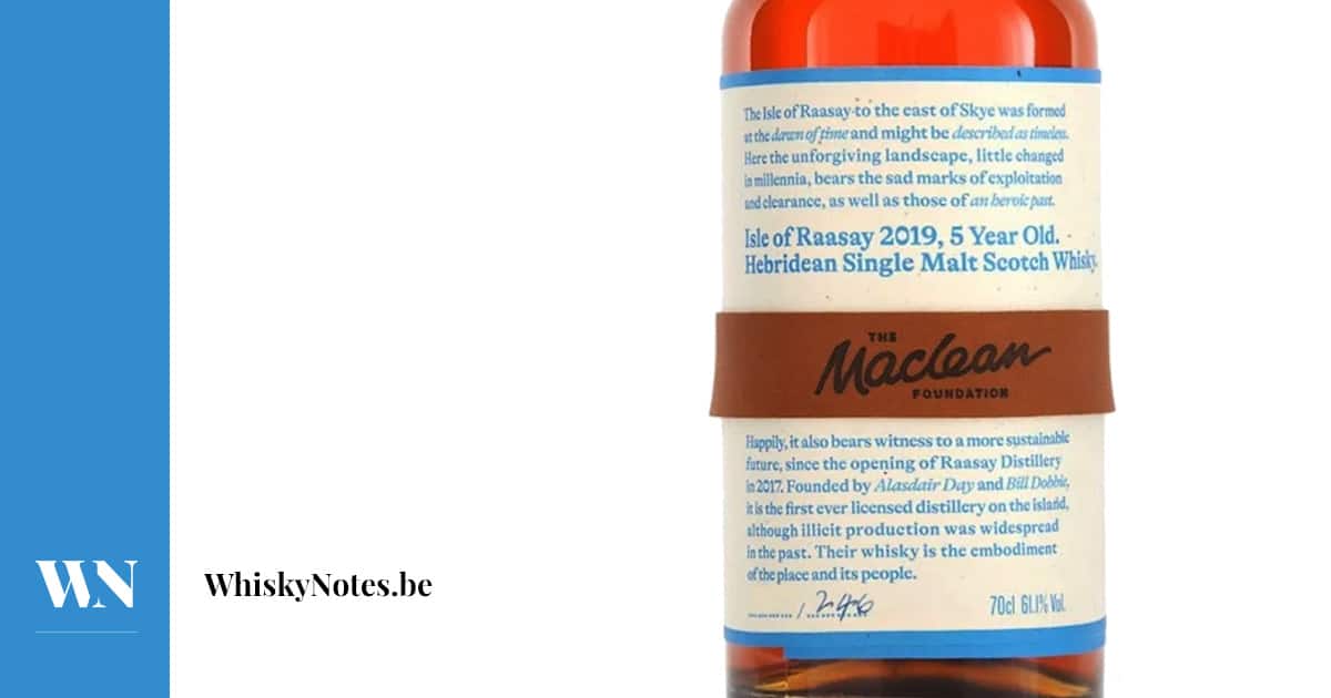 Raasay 2019 Cask #557 (Maclean Vakfı)