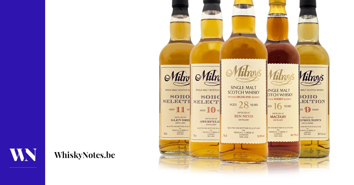 Ben Nevis, Aberfeldy, Macduff, Glen Ord … (Milroy’s)