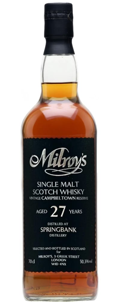 Milroy’s: Springbank, Tormore, Craigellachie, Allt-a-Bhainne