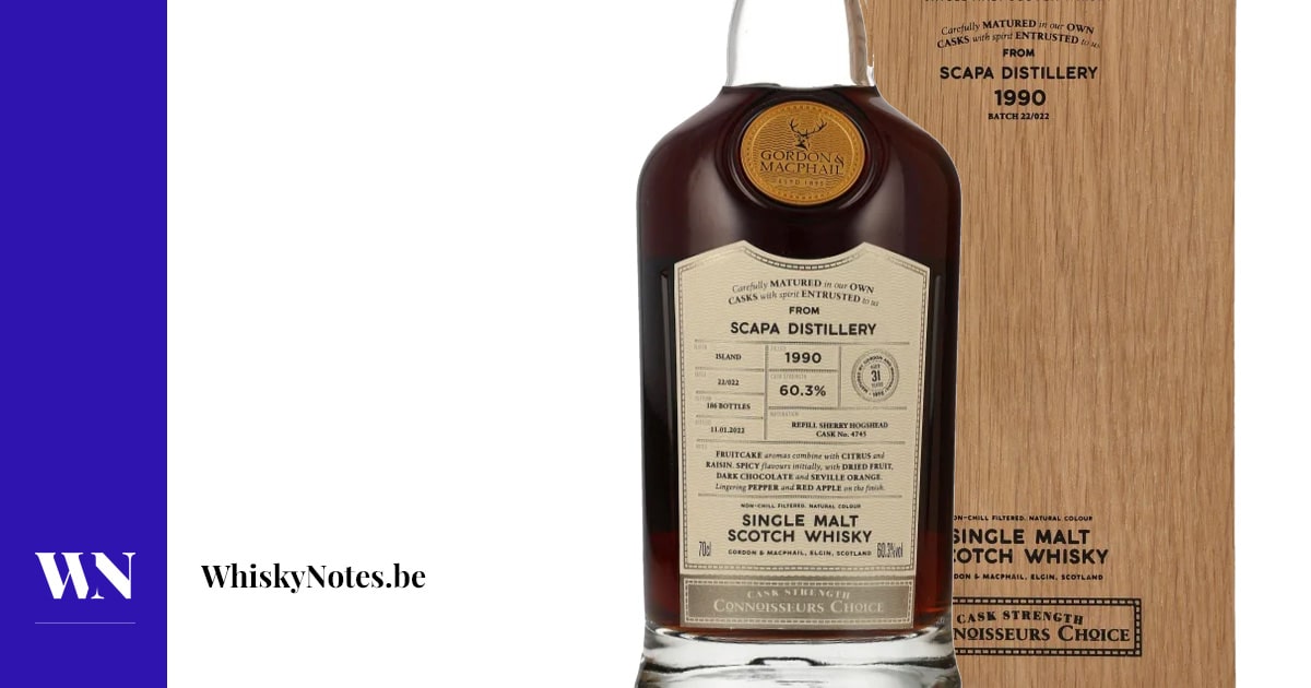 Scapa 1990 cask #4745 (Gordon & MacPhail) | review