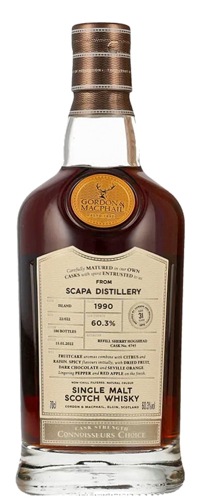 Scapa 1990 cask #4745 (Gordon & MacPhail)