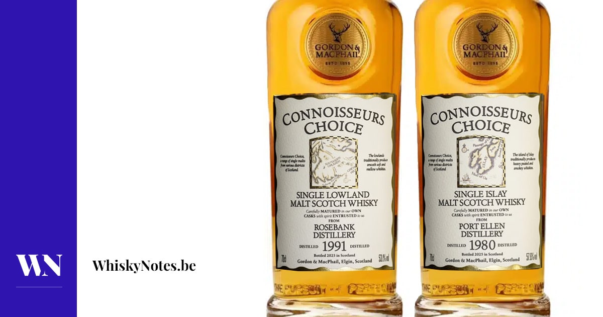 Rosebank 1991 / Port Ellen 1980 (G&M CC Heritage) review