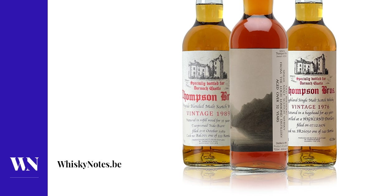 Thompson Bros: Highland Malt, Old Rhosdhu, Side-Burn